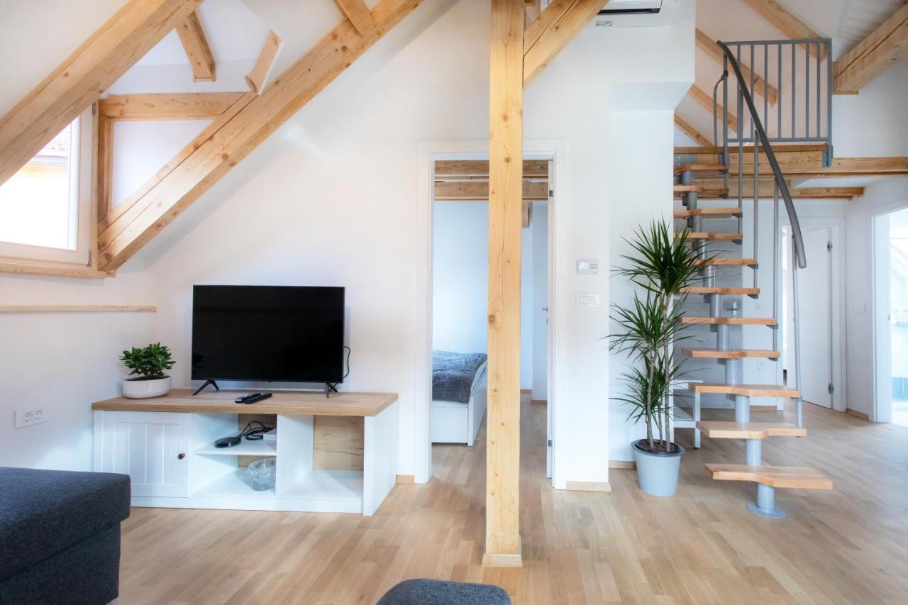 Bright & Spacious Loft In The Heart Of Old Town Liubliana Exterior foto